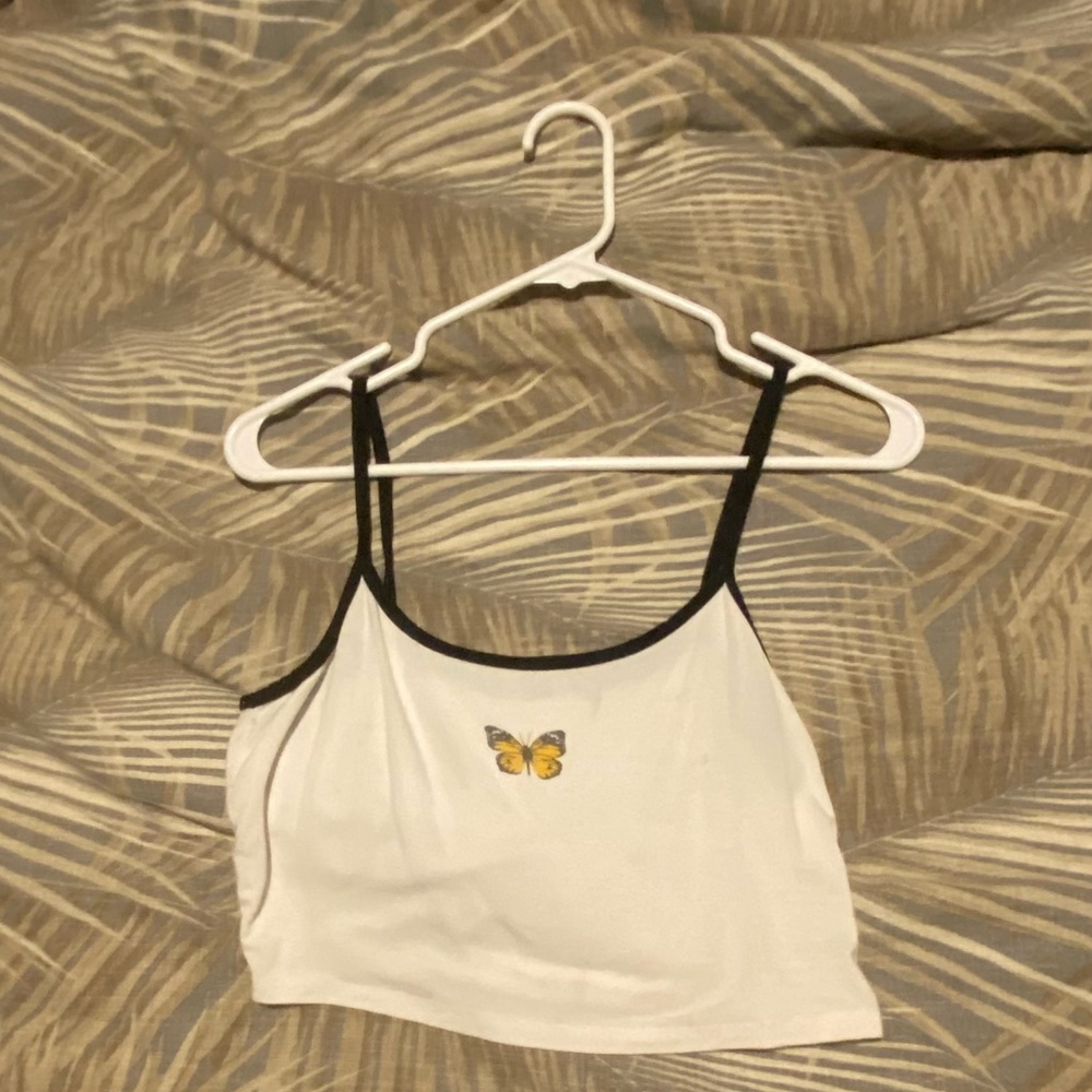 butterfly crop top